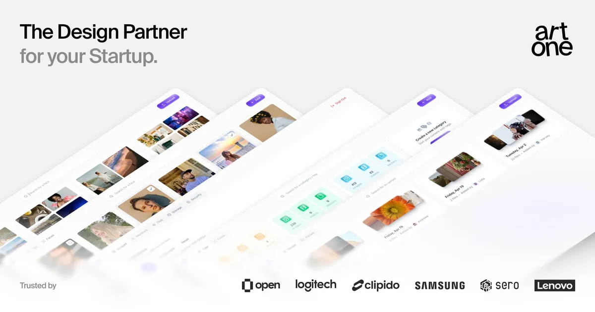 Artone Studio — The Design Partner for your Startup.