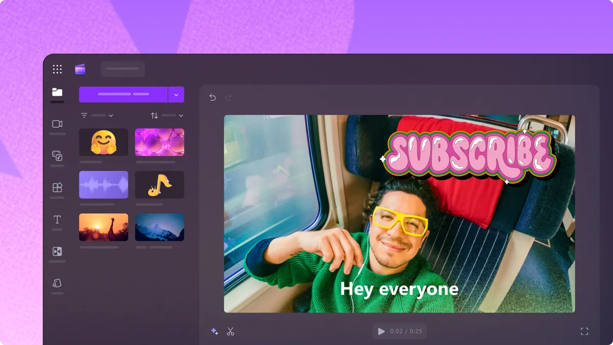 Online video editor by Microsoft Clipchamp