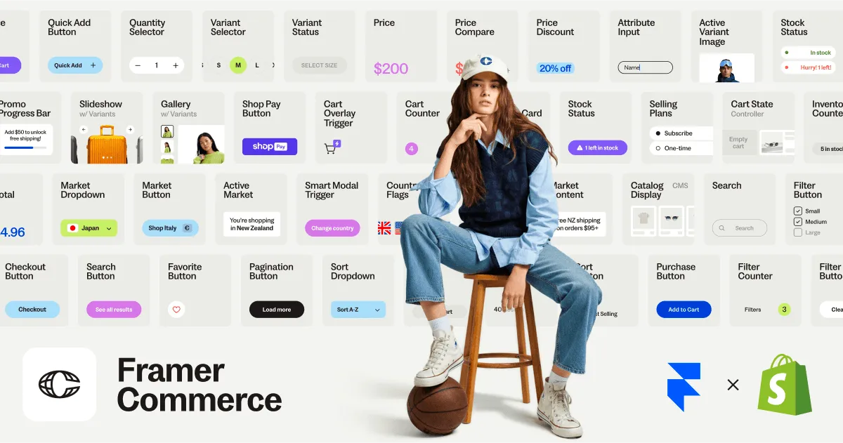 Framer Commerce | Shopify x Framer