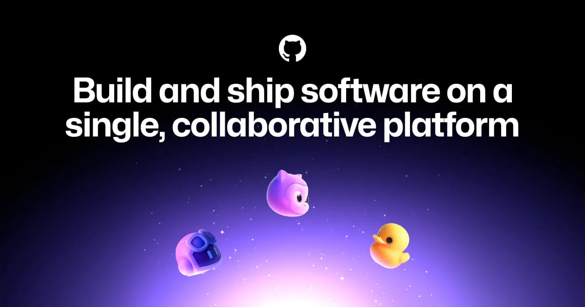 GitHub · Build and ship software on a single, collaborative platform · GitHub