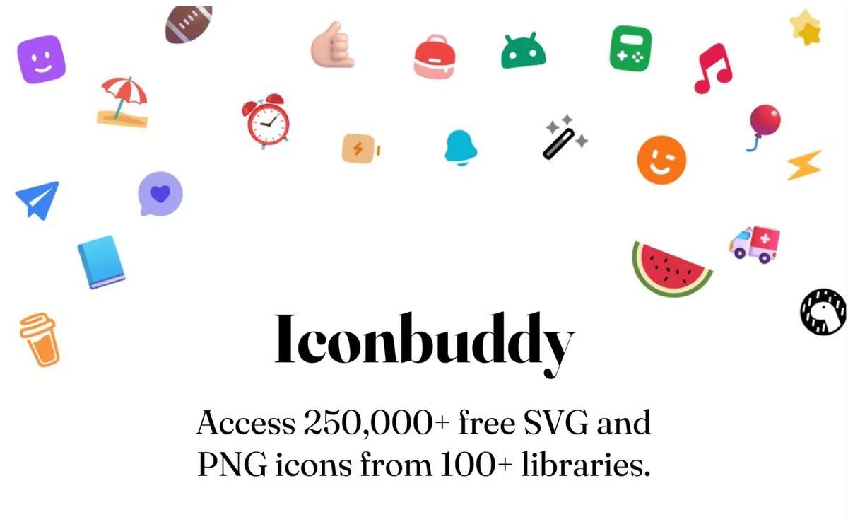 Iconbuddy — 250,000+ open source free svg icons