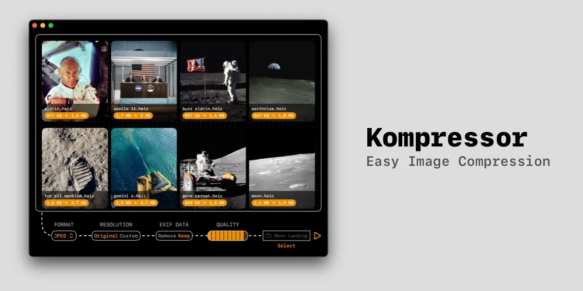 Kompressor - macOS Image Converter
