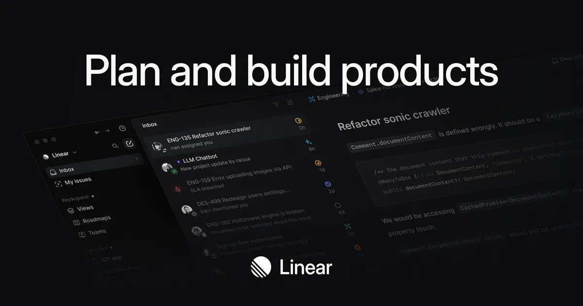 Linear – Plan and build products