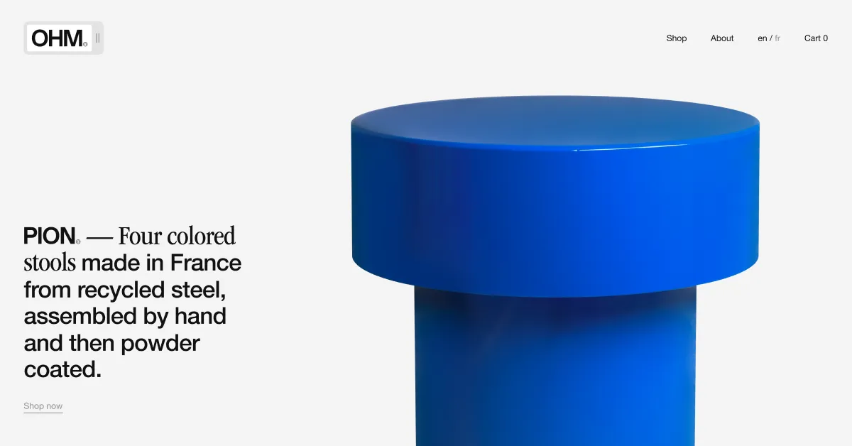 OHM studio — Collectible furniture