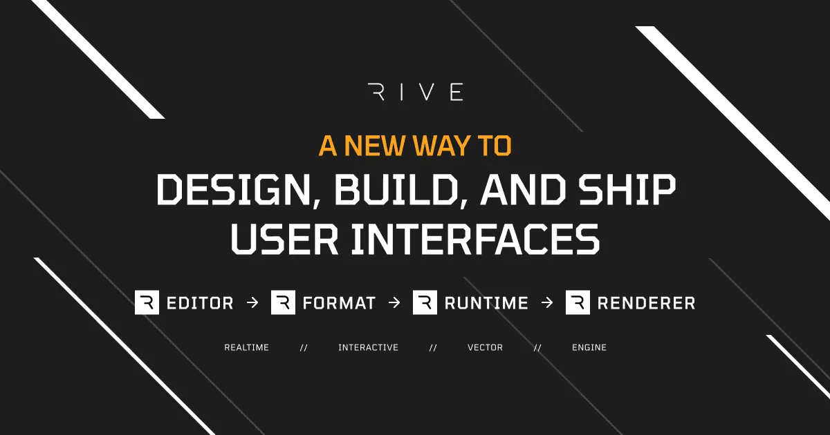Rive — a new way to design, build, and ship user interfaces